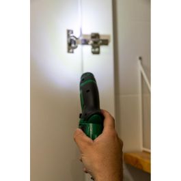Koma Tools 3v-ar53 Atornillador a Batería Reversible 3.6V Litio-Ion 1300 mAh, 53 Accesorios, Mango Doble Posición, Par 3 Nm, Luz LED