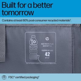 HP 22L Travel Plus Mochila para Portátil de 16 Pulgadas, Bolso de Viaje Duradero y Organizado