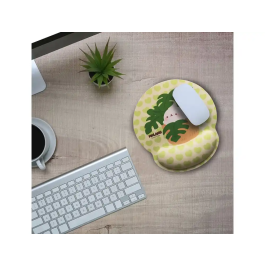 Wondee Alfombrilla Ratón Ergonómica de Gel con Reposamuñecas Antideslizante 250x230 mm