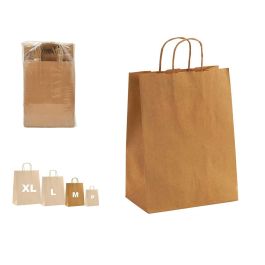 Bolsa de Papel Kraft Hawanna Marrón 24x40 cm - Pincello (150 Unidades)