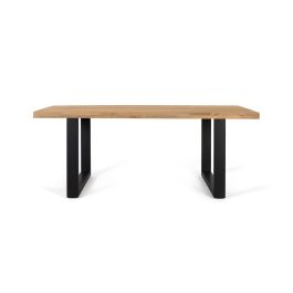GINER Y COLOMER Mesa de Comedor Rectangular en Madera de Mango 200 cm con Base en Hierro Negro Precio: 871.1879. SKU: B17HXF67DG