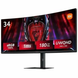 Xiaomi G34WQi Pantalla Curva para PC Gamer 34" WQHD Panel VA 180 Hz 1 ms