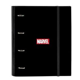Carpeta de anillas Marvel Negro (27 x 32 x 3.5 cm)