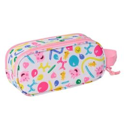 Bolso Escolar Portatodo Safta Doble 3D Mochilas 3D Peppa Pig 80x210x60 mm Bolso Escolar Portatodo Safta Doble 3D Mochilas 3D Peppa Pig 80x210x60 mm