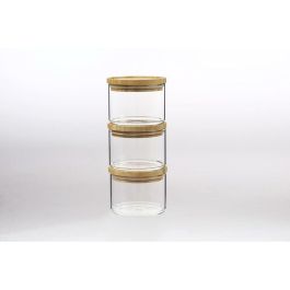 Set de 3 Botes DKD Home Decor 10 x 10 x 7,5 cm Set de 3 Botes DKD Home Decor 10 x 10 x 7,5 cm