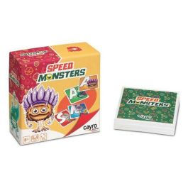Cayro Speed Monsters Juego de Mesa para 2 Jugadores | Edad Recomendada 8-99 Años | Edición Multilingüe (Español, Inglés, Francés, Portugués)