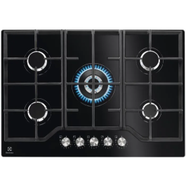 Electrolux Placa de gas KGG75362K 5 quemadores 74 x 51 cm Negra Precio: 340.50000039. SKU: B1EWFRVKRB
