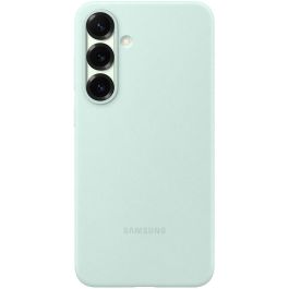 Samsung SAM1735374011537 Funda de silicona verde agua para Galaxy S25+