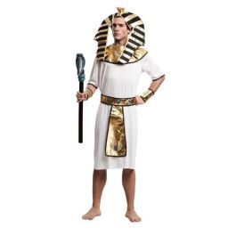 My Other Me Disfraz Adulto Egipcio Blanco con Detalles Oro Talla M-L. Confeccionado en 100% Poliéster. Precio: 31.92464. SKU: S8603898