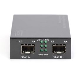 DIGITUS DN-82133 Convertidor de medios SFP Gigabit Ethernet Multimodo/Monomodo 100/1000 Mbit/s para red LAN