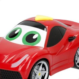 BURAGO Coche junior Ferrari con luz y sonido, 15x9x18cm, Edad: +12 meses