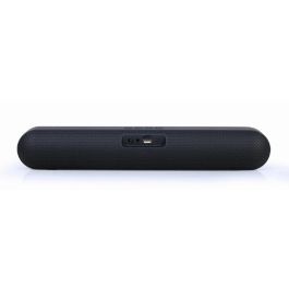 GEMBIRD SPKBT-BAR400L Altavoz Soundbar Negro 2.0 Canales 10W Inalámbrico Bluetooth Micro SD USB AUX