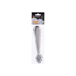 Kinvara Pinza de Hielo de Acero Inoxidable 18 cm para Bar y Hostelería - Ideal para Servir Cubitos y Hielo Picado (48 Unidades)