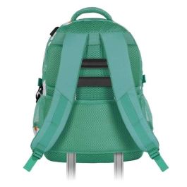 Karactermania Mochila OMP! Run. Plus FAN Blooming 44x34x21 cm, Gran Capacidad, 3 Compartimentos, Puerto USB, Ripstop, Turquesa