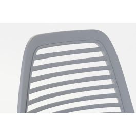 DKD Home Decor Silla Estilo Scandi Gris Claro Marron Claro 56 x 84 x 45 cm (4 Unidades)