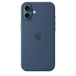 Apple Funda de Silicona con MagSafe para iPhone 16 Plus - Azul Denim