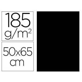 Iris Cartulina 50x65 cm 185 gr Negro -25U- Precio: 13.50000025. SKU: B1F2CKKSGT