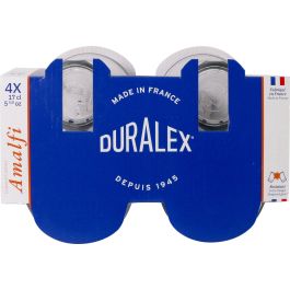 Duralex Set 4 Vasos Transparente Amalfi 17 cl