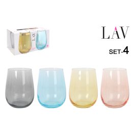 Set de 4 Vasos Gaia 475 cc, Colores Variados - LAV (6 Cajas) Precio: 34.50000037. SKU: B1BYWPWPLE