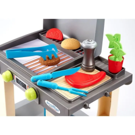 Ecoiffier Plancha para Cocinar con Accesorios 4669 - Juguete para Niños y Niñas a Partir de 18 Meses, Origen Francés