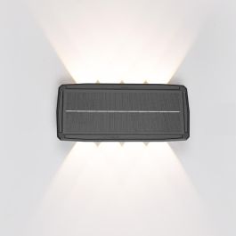 Aplique solar led 400lm 8w 3.000k