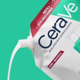 Cerave Gel Limpiador Espumoso Recarga 473 ml para Piel Normal y Grasa