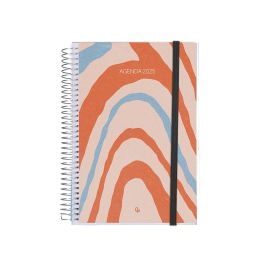 Agenda Espiral Liderpapel Tinos A4 2025 Personalizable Dia Pagina Papel 70 gr