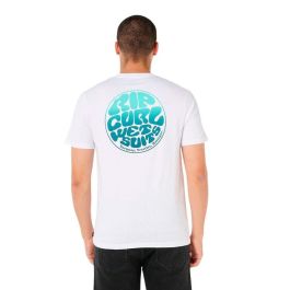Camiseta de Manga Corta Hombre Rip Curl Passage Tee Blanco 15-16 Años