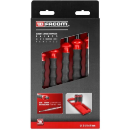 Facom 249.GPB Juego De 5 Punzones Envainados