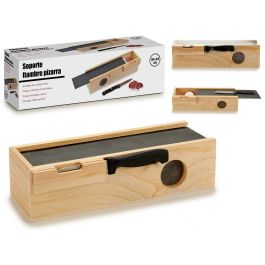 Caja de Madera para Fiambres con Pizarra y Cuchillo Arte Regal 9.5x8x30 cm (12 Unidades) Precio: 66.50000038. SKU: S3601782