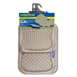 Set de Alfombrillas para Coche Goodyear GOD9022 Universal Beige (4 pcs)