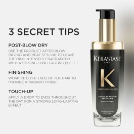 Kerastase Chronologiste L'Huile de Parfum Recargable 75 ml - Aceite Perfumado para Cabello con Extracto de Mirra, Rosa de Té y Maderas Ligeras