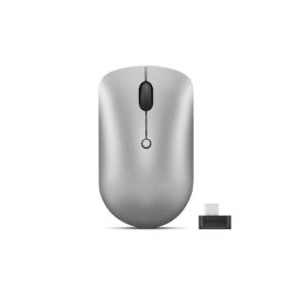Lenovo Mouse Inalámbrico USB-C 540 Cloud Grey, Compacto, Batería Larga Duración, Sensor Óptico Preciso, Conexión Inalámbrica Estable, Plug-and-Play