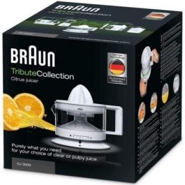 Braun CJ3000 Exprimidor TributeCollection 20W 350ml - Rotación Bidireccional, Control Pulpa Ajustable, Antigoteo, Apto Lavavajillas