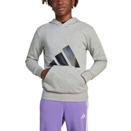 Sudadera con Capucha Niña Adidas Big Logo French Terry Hd Gris claro S