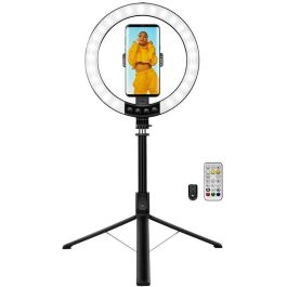 LogiLink Anillo de luz LED para Smartphone con Trípode y Palo Selfie integrado, 20cm Precio: 54.49999962. SKU: B1JTJD8Z9T