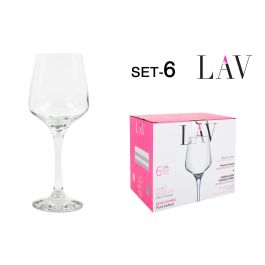 Lal Set 6 Copas de Agua 330 cc 6x8x20.5 cm (4 Cajas) Precio: 36.49999969. SKU: S2209260