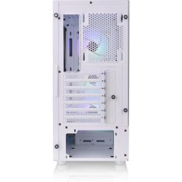 Thermaltake S200 TG ARGB Caja PC Midi Tower Blanca con Panel Lateral Cristal Templado e Iluminación ARGB, Soporte Ventiladores 120/140mm