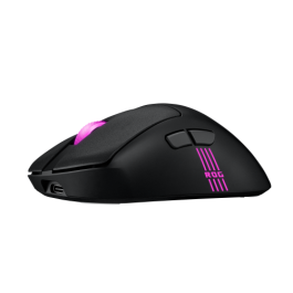 ASUS ROG 90MP04A0-BMUA00 Ratón Gaming Keris II Origin BLK Inalámbrico + Cable Óptico 42000 DPI 8000 Hz Diestro Negro
