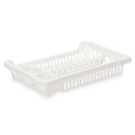 Escurridor Plato Plastico Pequeño Blanco Kinvara 42X7CM (24 Unidades) Escurridor Plato Plastico Pequeño Blanco Kinvara 42X7CM (24 Unidades)