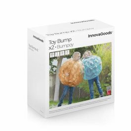 Pack Pelota Burbuja Hinchable Gigante Parachoques y Juguete Aspersor Rociador de Agua InnovaGoods