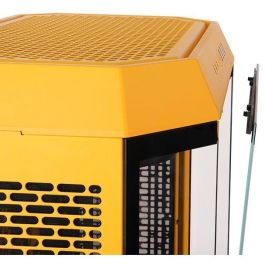 Thermaltake The Tower 600 Bumblebee, Torre Midi PC Gaming Amarillo con Ventana Lateral de Vidrio Templado para Placas ATX/micro ATX/Mini-ITX