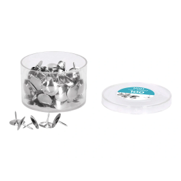 Liderpapel Chincheta Niquelada Caja de 100 Unidades