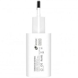 Leotec LECSPH20W1W Cargador de Pared USB-C Power Delivery 3.0 20W Carga Rápida Universal para Smartphones y Tablets Blanco