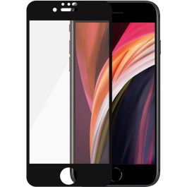 PanzerGlass E2E CF. Black Protector de Pantalla para iPhone 6/7/8/SE 2020/2022 Transparente, Antibacteriano, Anti-arañazos y Anti-golpes