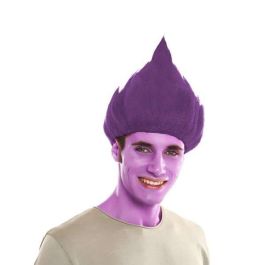 Peluca de troll morada Peluca de troll morada