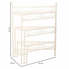 Soporte para Maceta Alexandra House Living Blanco Metal Hierro 25 x 37 x 59 cm