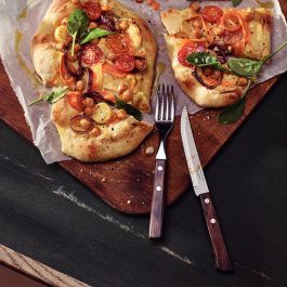 Tramontina Tenedor de Mesa Polywood Castaño Acero Inoxidable Mango Tratado Caja Expositora 60 Unidades