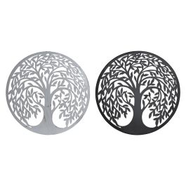 Decoracion Pared Tradicional DKD Home Decor Negro Blanco 1 x 40 x 40 cm (2 Unidades) Precio: 31.50000018. SKU: B12HQFJ36C