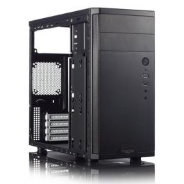 Fractal Design CORE 1100 Mini Tower PC Negro - FD-CA-CORE-1100-BL - Compatible con micro ATX/Mini-ITX, Ventilador 120mm